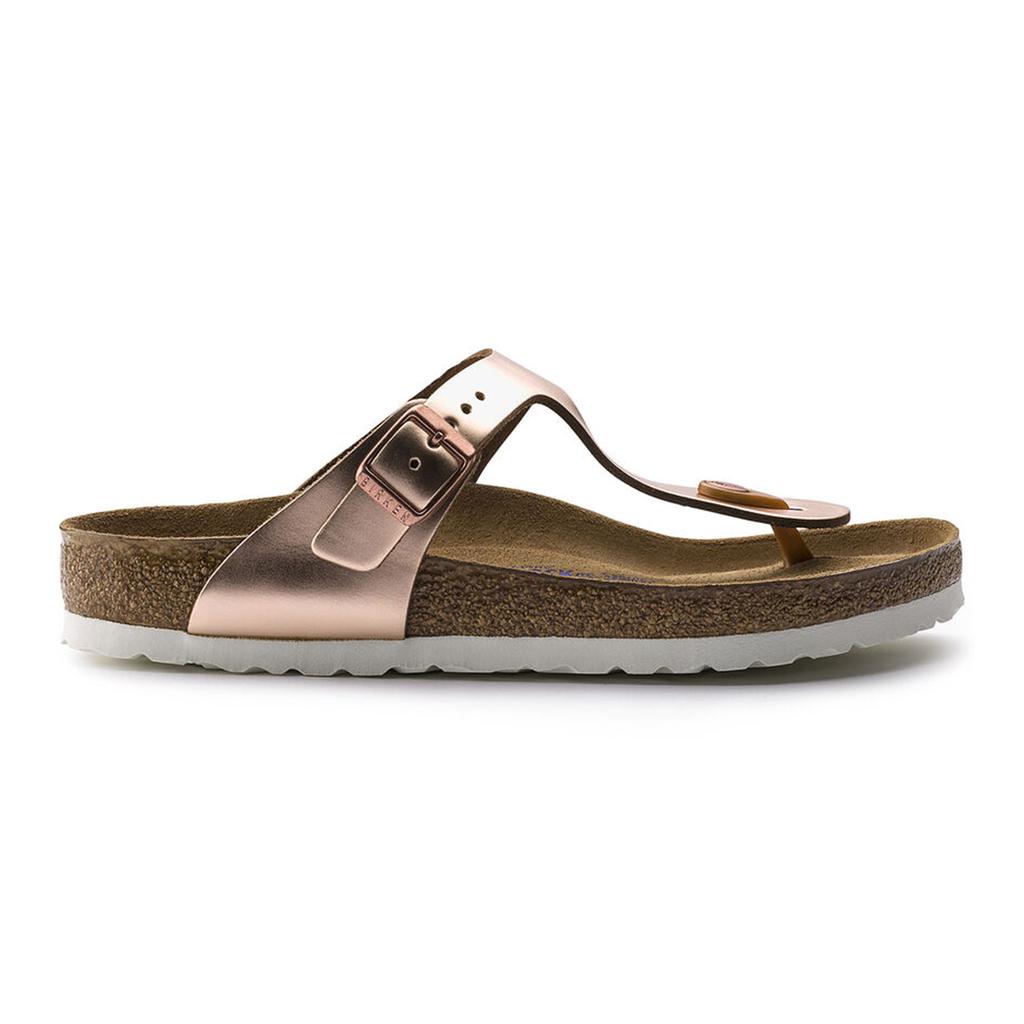 Birkenstock Gizeh Sfb Nl Metallic Kadın Terlik 1005048 (1005048) BAKIR