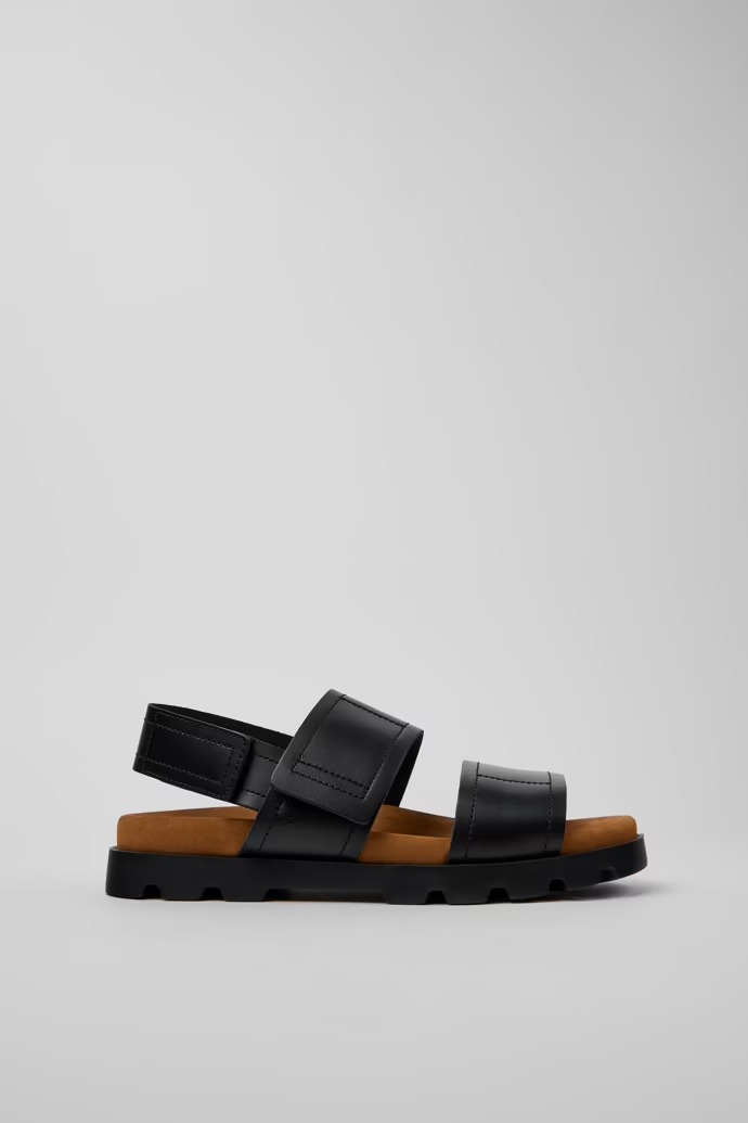 Camper Brutus Sandal Deri Erkek Sandalet K100777-011 (K100777-011) Siyah