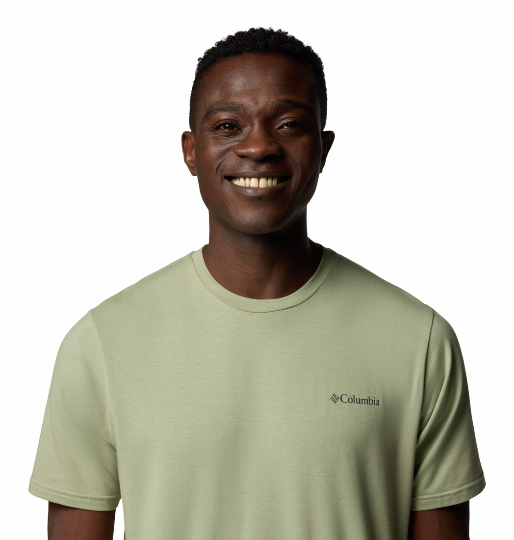Columbia Ao0805 Men'S Sun Trek Short Sleeve Tee Erkek T-shirt 1931161348 (1931161348) Yeşil