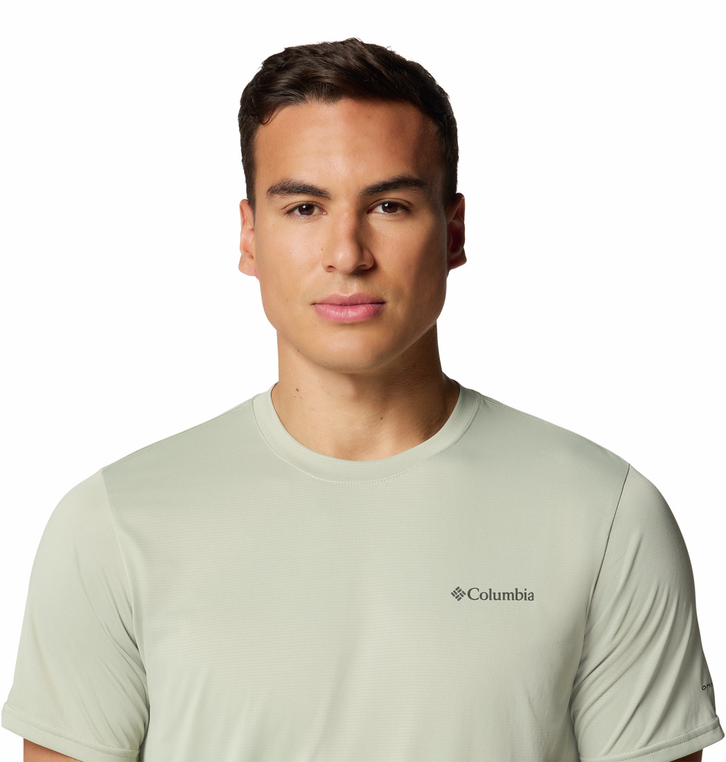 Columbia Ao1419 Hike Crew Erkek T-shirt 1990391348 (1990391348) Yeşil