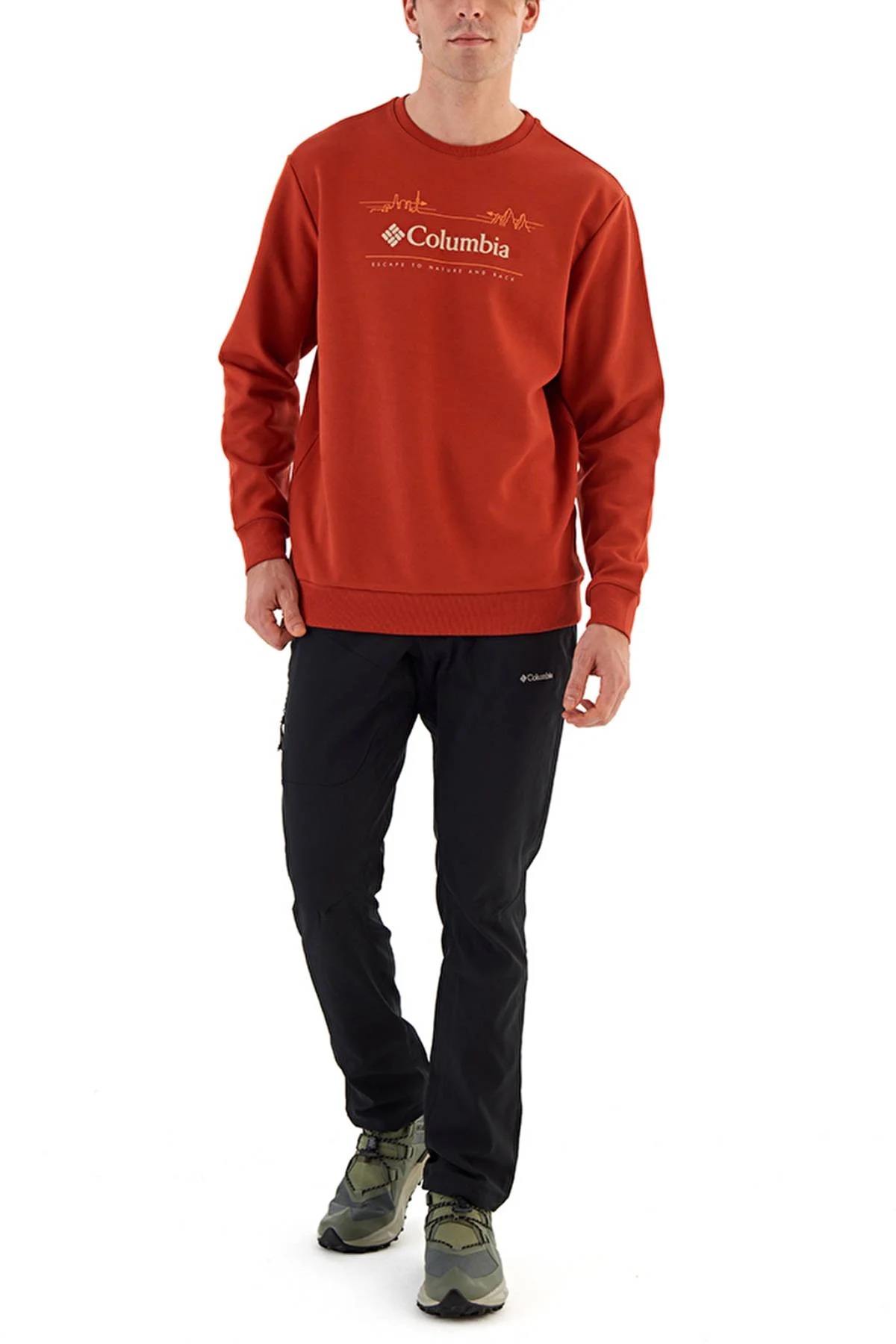 Columbia Cs0329 Csc Erkek Sweatshirt (9150171636) Kiremit