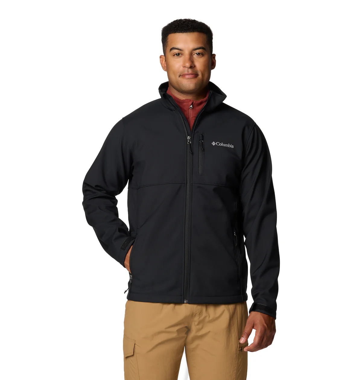 Columbia Wm6044 Ascender Erkek Softshell Ceket (1556531007) Siyah