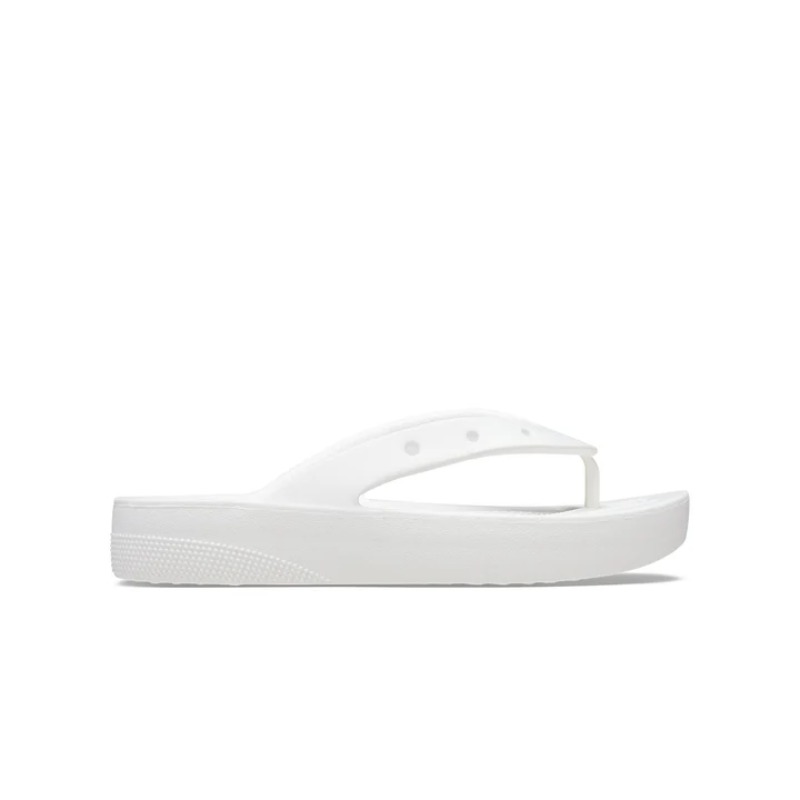 Crocs Classic Platform Flip Kadın Terlik (207714) Beyaz