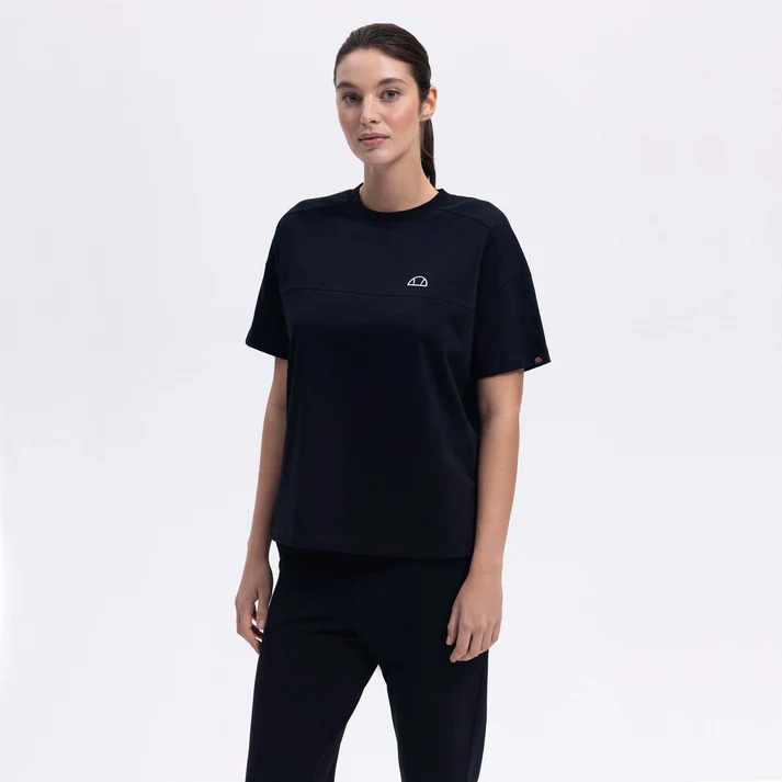 Ellesse Kadın Oversize T-shirt EF394 EF394 Siyah