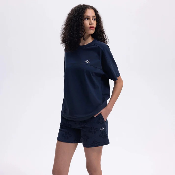 Ellesse Kadın Oversize T-shirt EF394 EF394 Lacivert