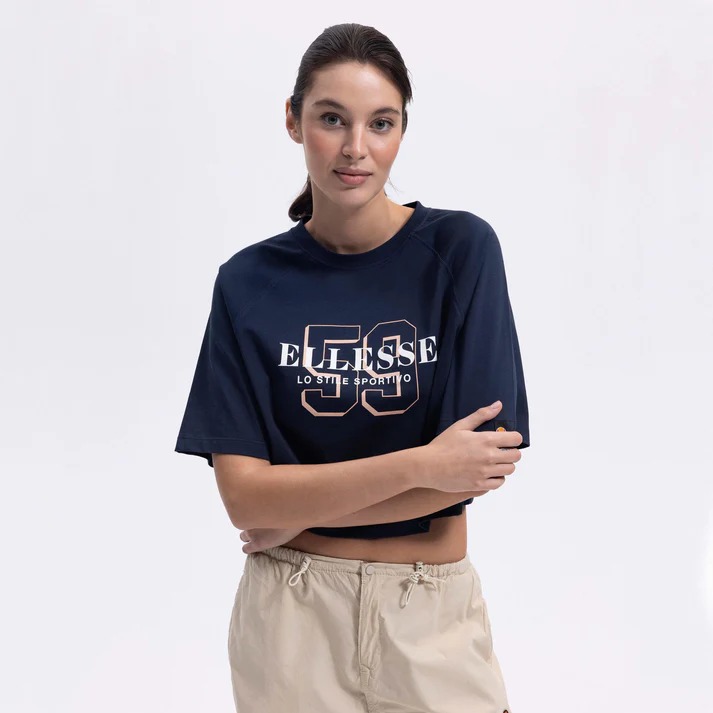 Ellesse Kadın T-shirt EF443 EF443 Lacivert