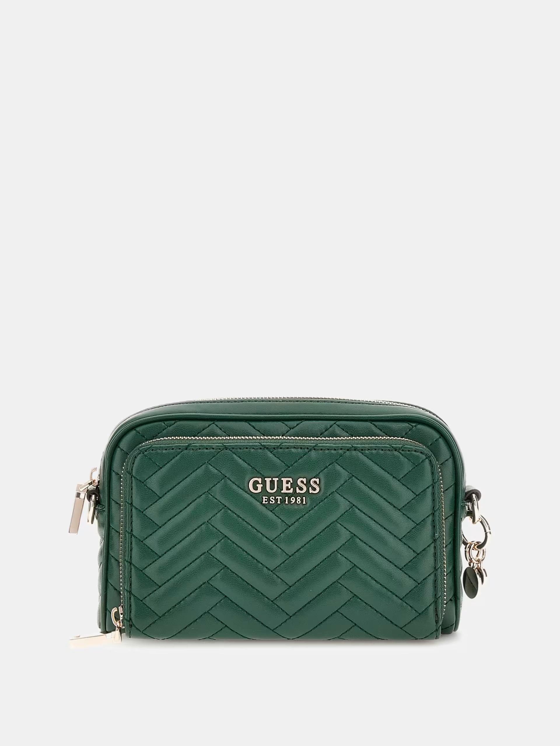 Guess Anning Kapitoneli Mini Kadın Çapraz Çanta HWQG9508140 (HWQG9508140) Yeşil