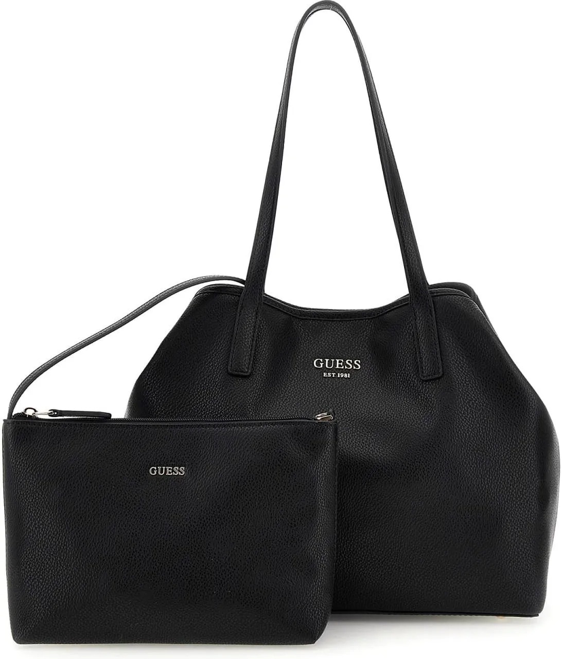 Guess Vikky II 2 in 1 Tote Kadın Çanta HWVG9318280 (HWVG9318280) Siyah