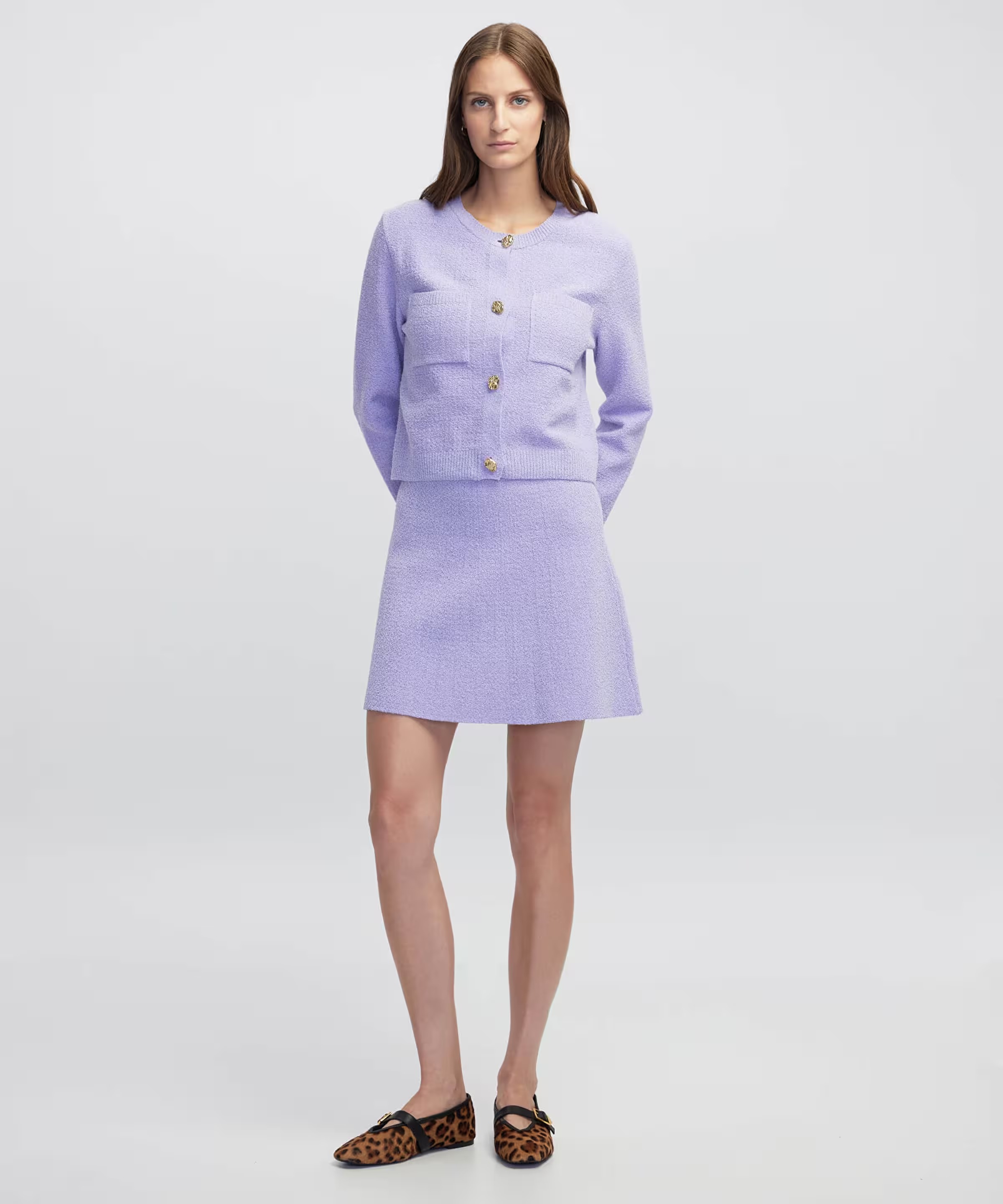 İpekyol Triko Kadın Ceket IW6250005061 (IW6250005061) Lila