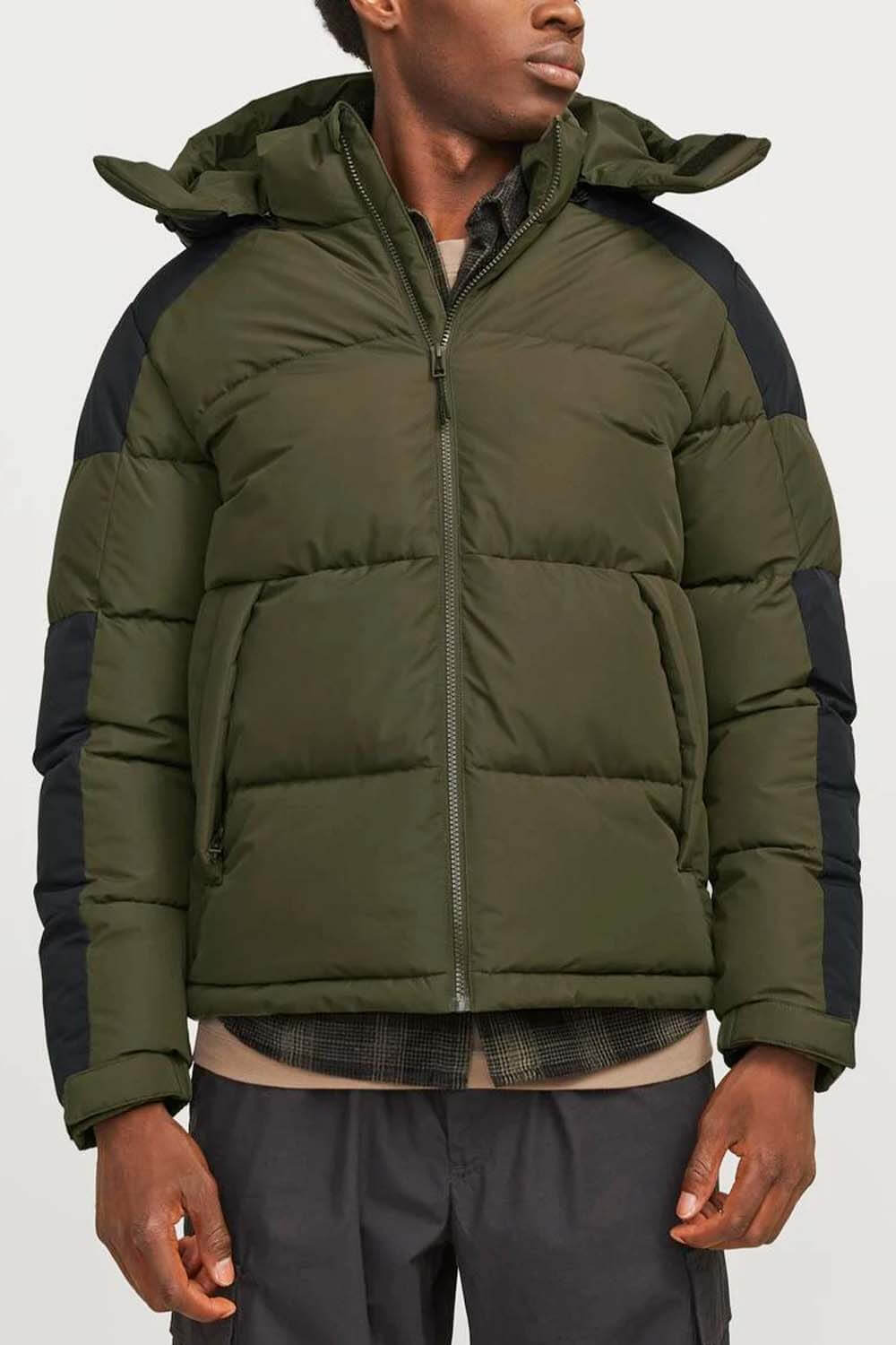 Jack & Jones Jcoaero Erkek Şişme Mont (12260428) Yeşil