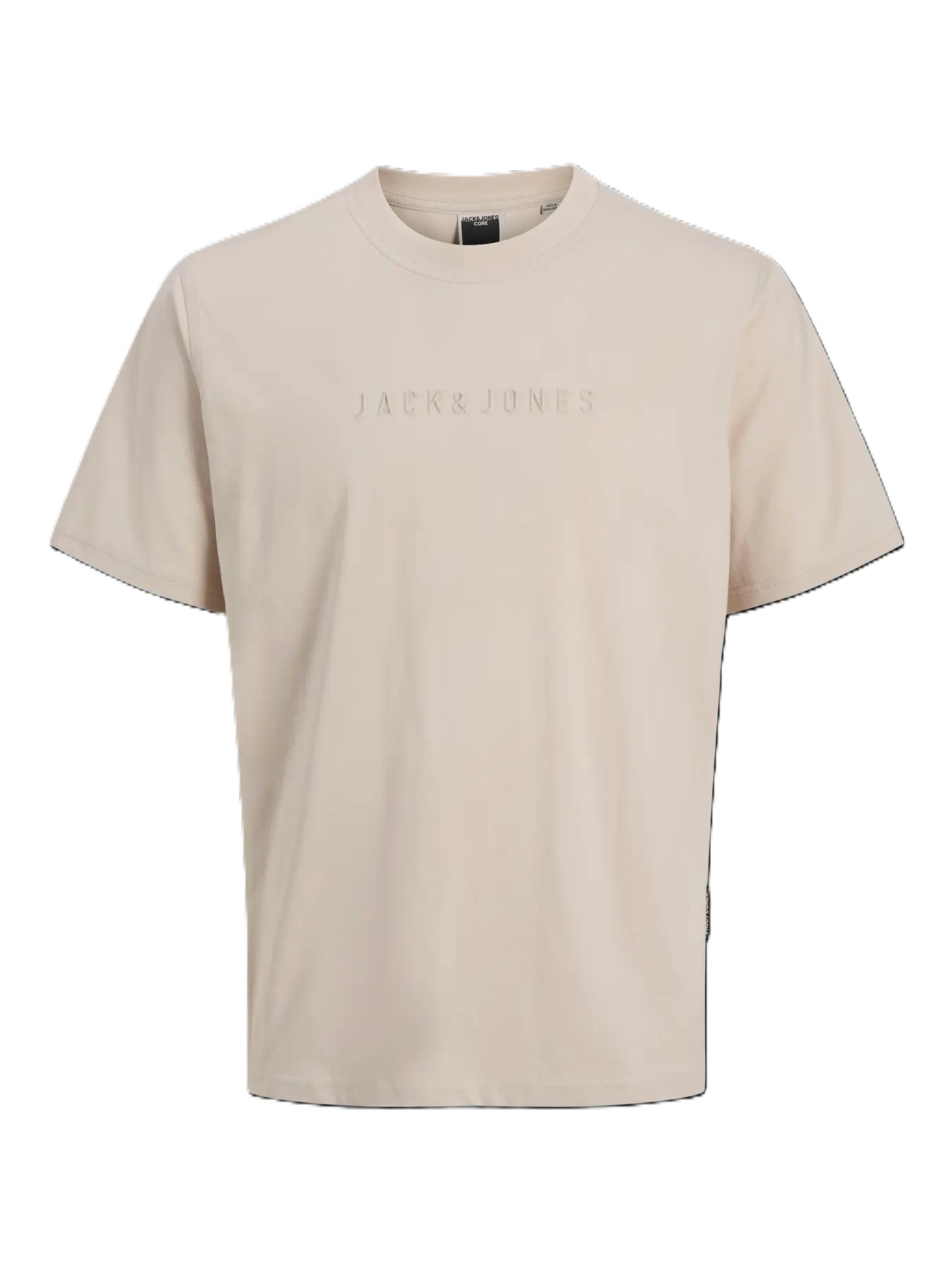 Jack&Jones Jcorecharge Mold Tee Ss Erkek T-shirt 12273070 12273070 Krem
