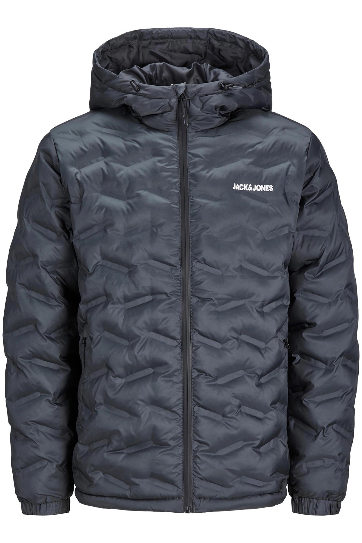 Jack & Jones Jcowin Quilted Erkek Mont (12250429) Antrasit