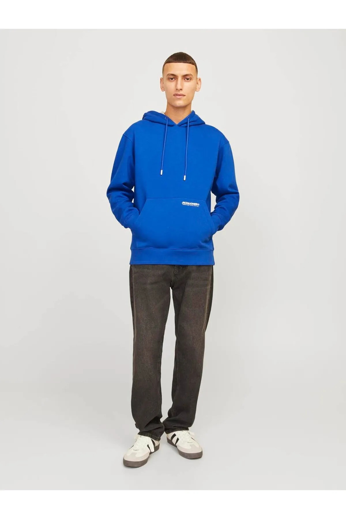 Jack & Jones Jjelegacy Erkek Sweatshirt (12256534) Mavi