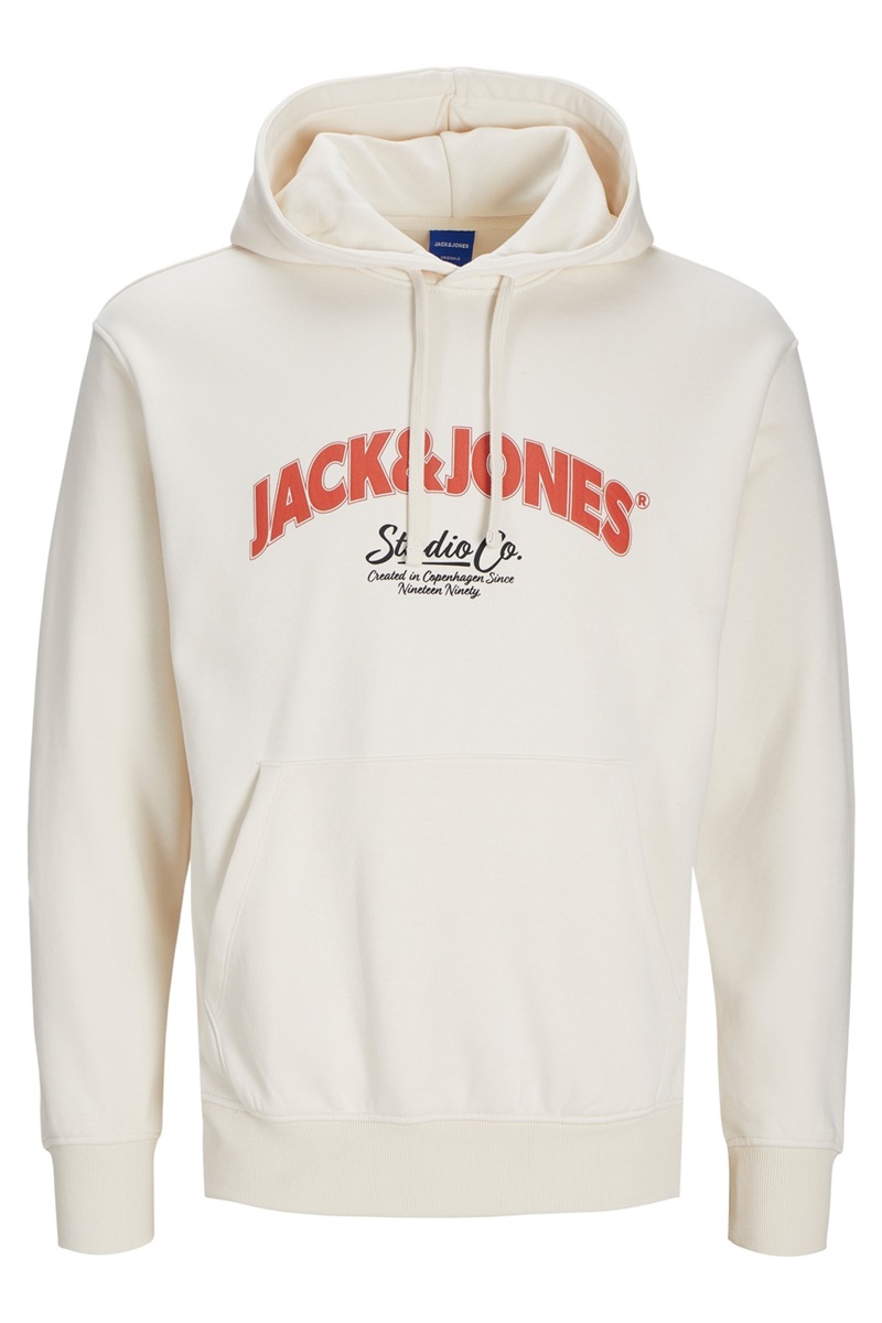 Jack & Jones Jorbronx Erkek Sweatshirt (12267584) Ekru