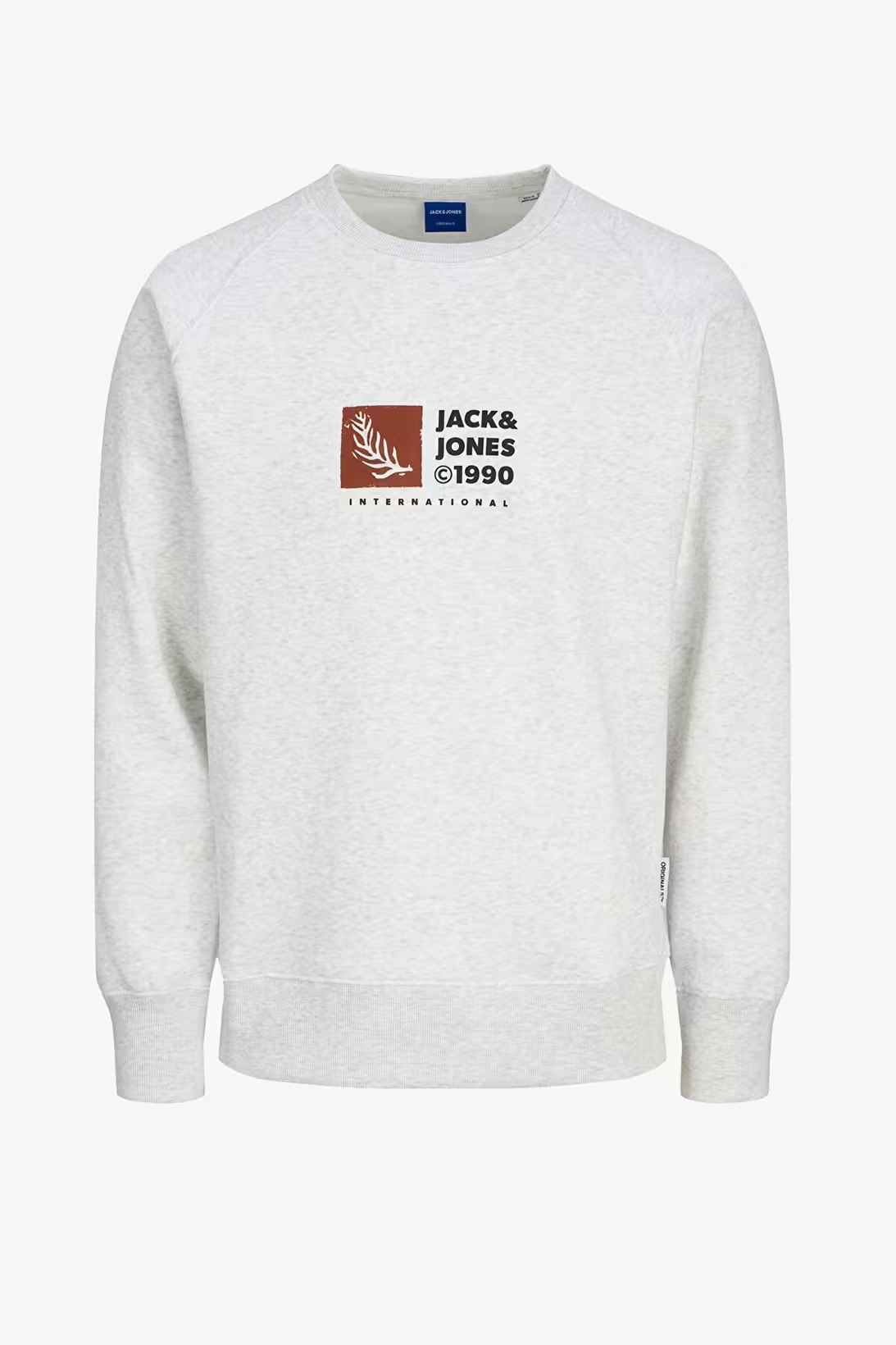 Jack & Jones Jorportland Erkek Sweatshirt 12262958 (12262958) Beyaz