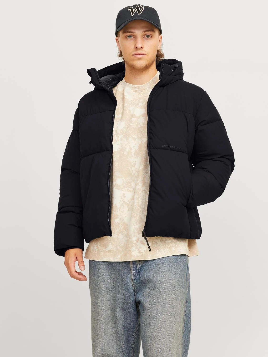 Jack & Jones Jorvesterbro Erkek Şişme Mont (12260433) Siyah