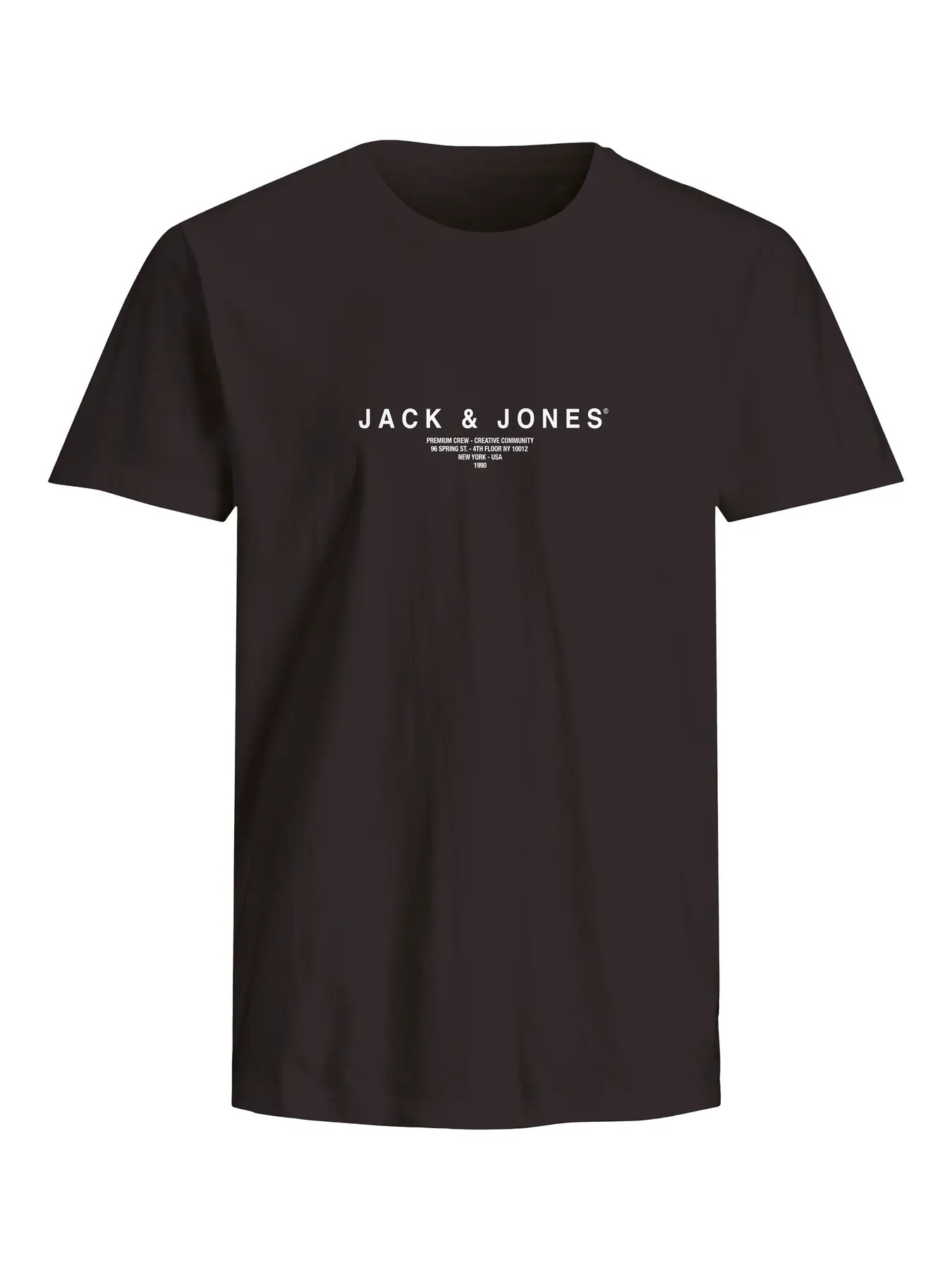 Jack&Jones Jprblaharris Ss Tee Crew Neck Erkek T-shirt 12276646 (12276646) Siyah