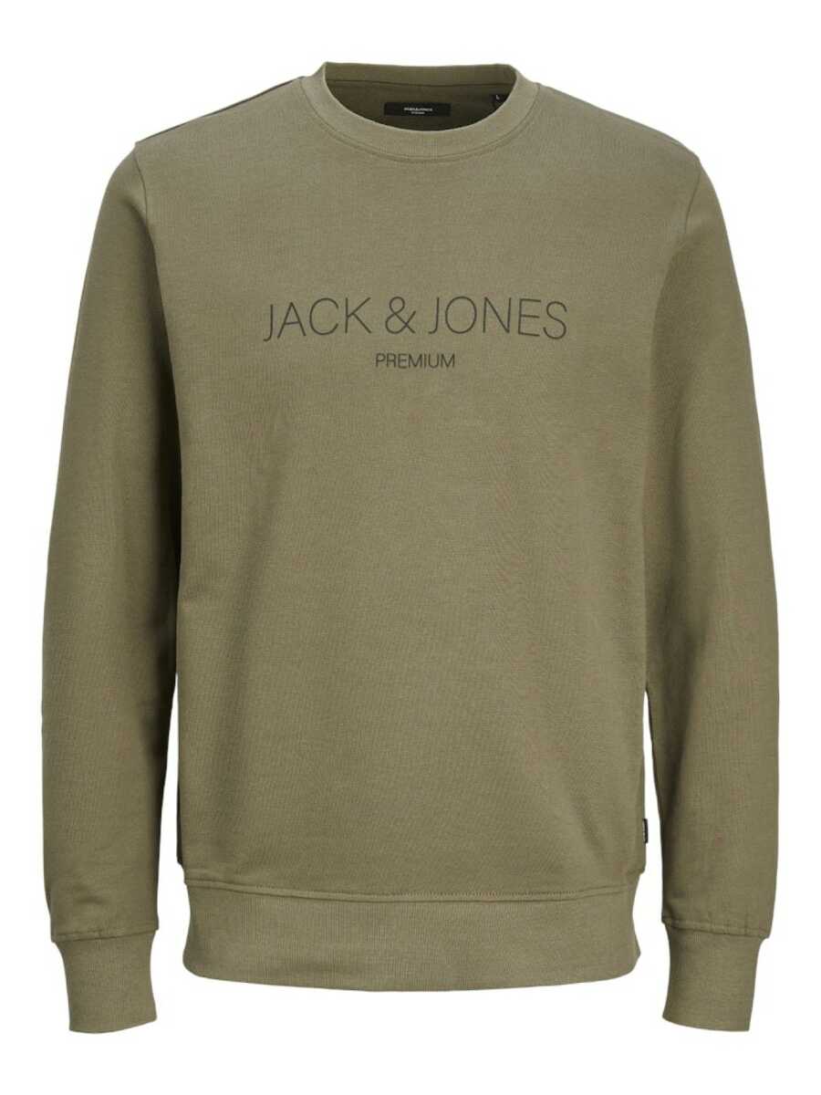 Jack & Jones Jprblajared Erkek Sweatshirt (12261873) Yeşil