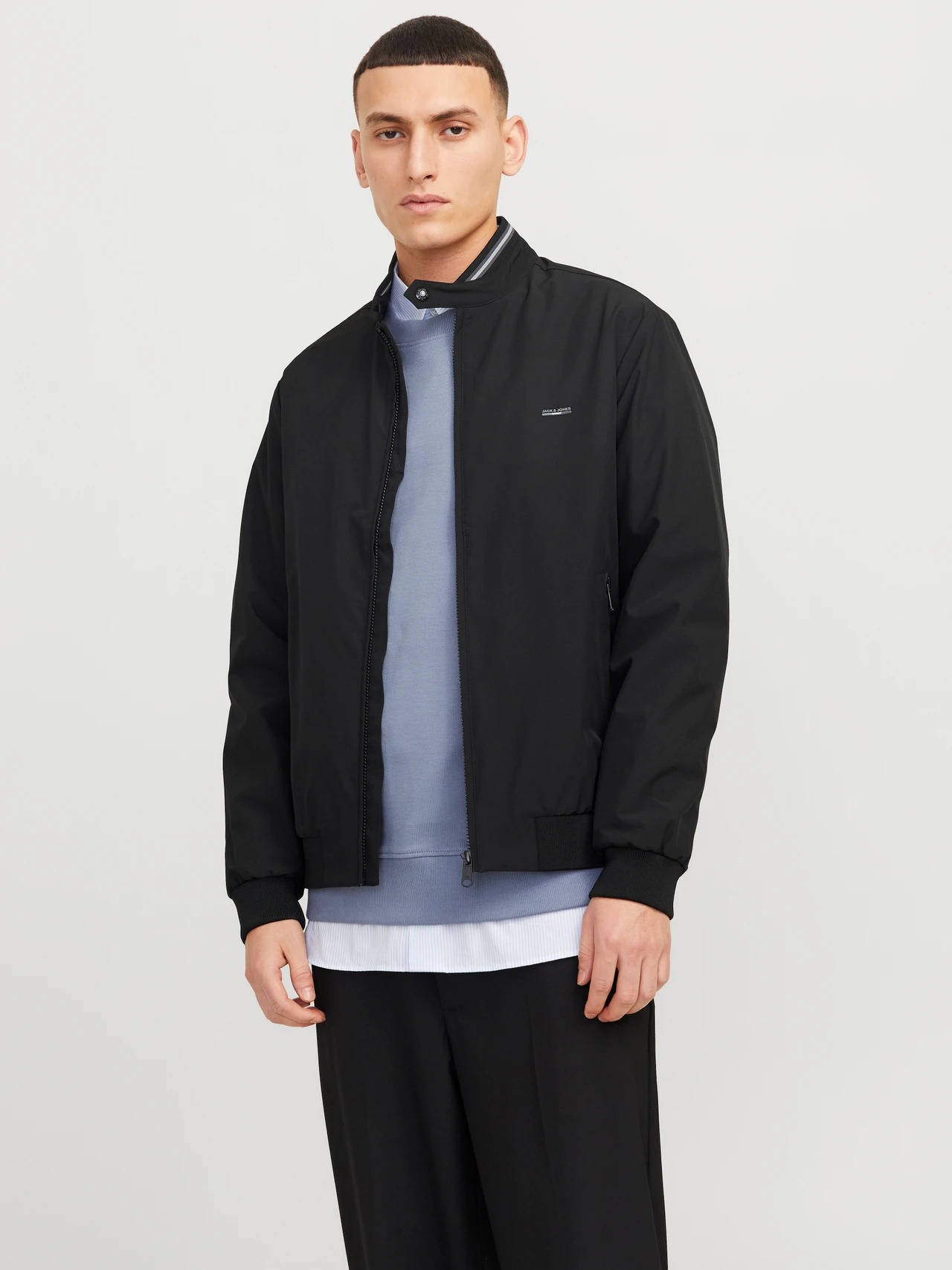 Jack&Jones Jprblubrad Erkek Bomber Ceket 12273393 (12273393) Siyah