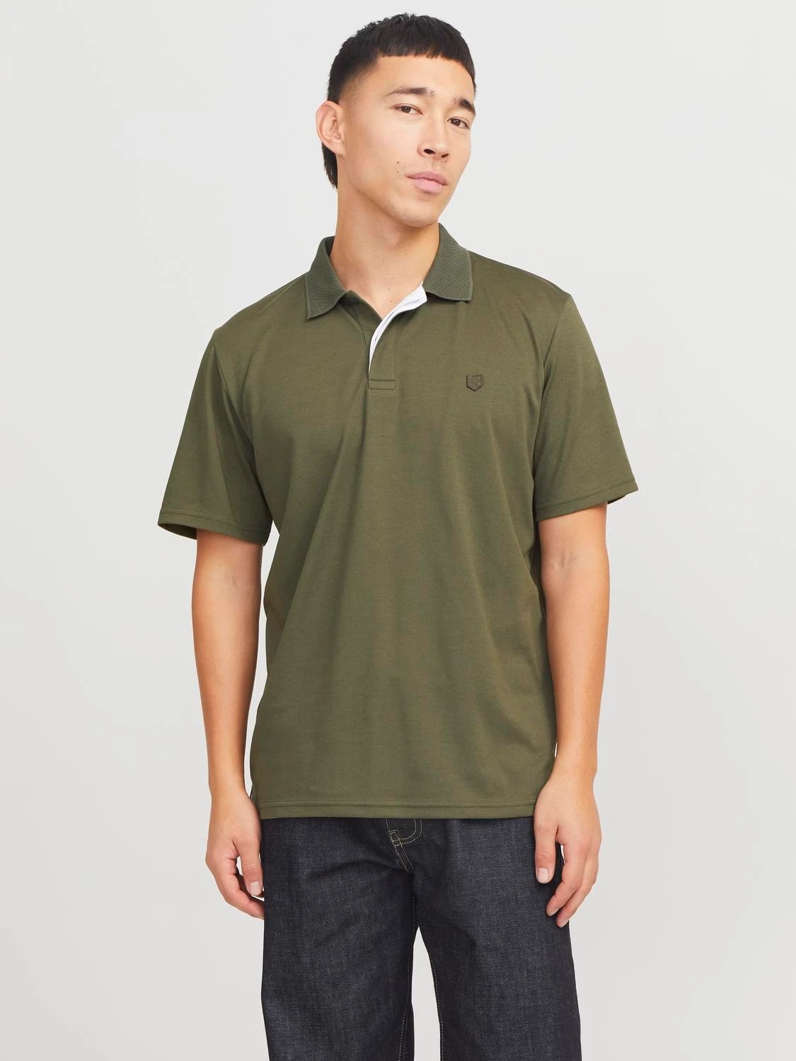 Jack&Jones Jprccrodney Erkek Polo T-shirt 12251180 (12251180) Yeşil