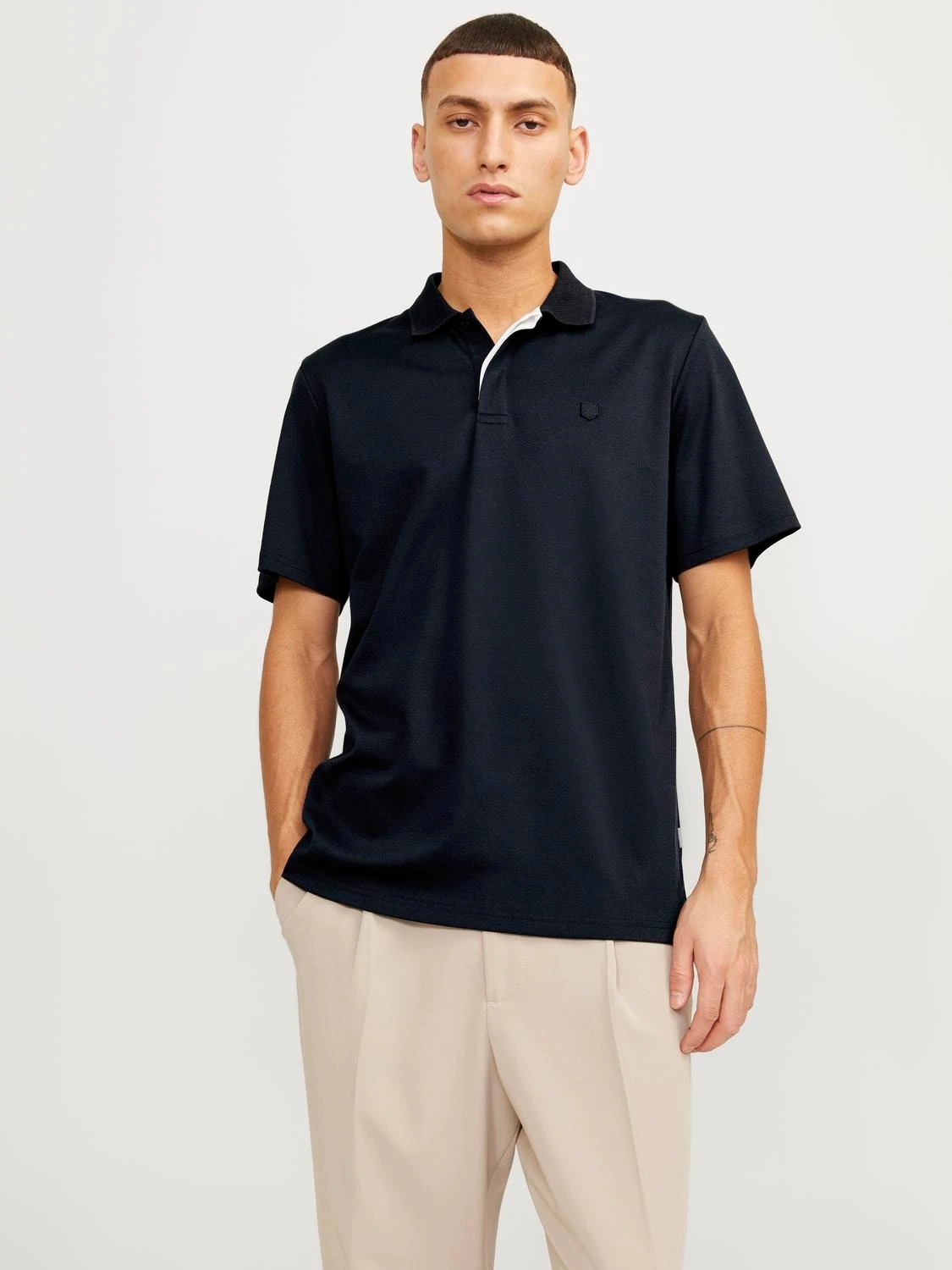 Jack&Jones Jprccrodney Erkek Polo T-shirt 12251180 (12251180) Lacivert