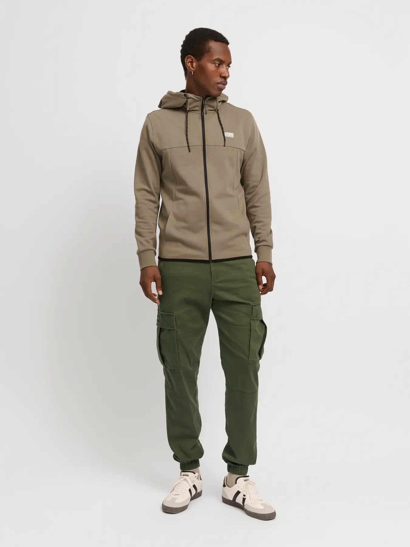 Jack&Jones Jpstkane Jonnie Cuffed Erkek Cargo Pantolon 12268261 (12268261) Yeşil