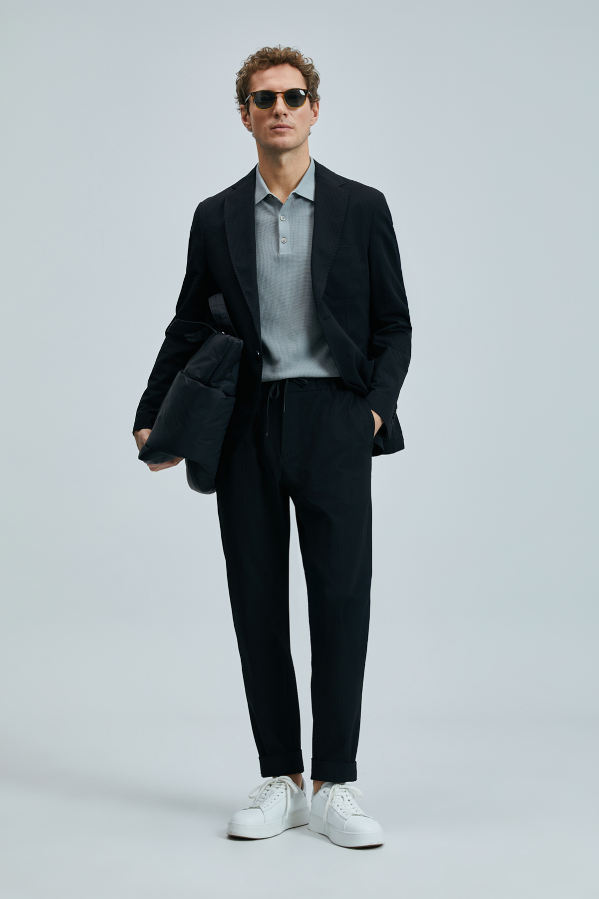 Lufian Asel Erkek Spor Blazer Ceket 111140170 (111140170) Siyah