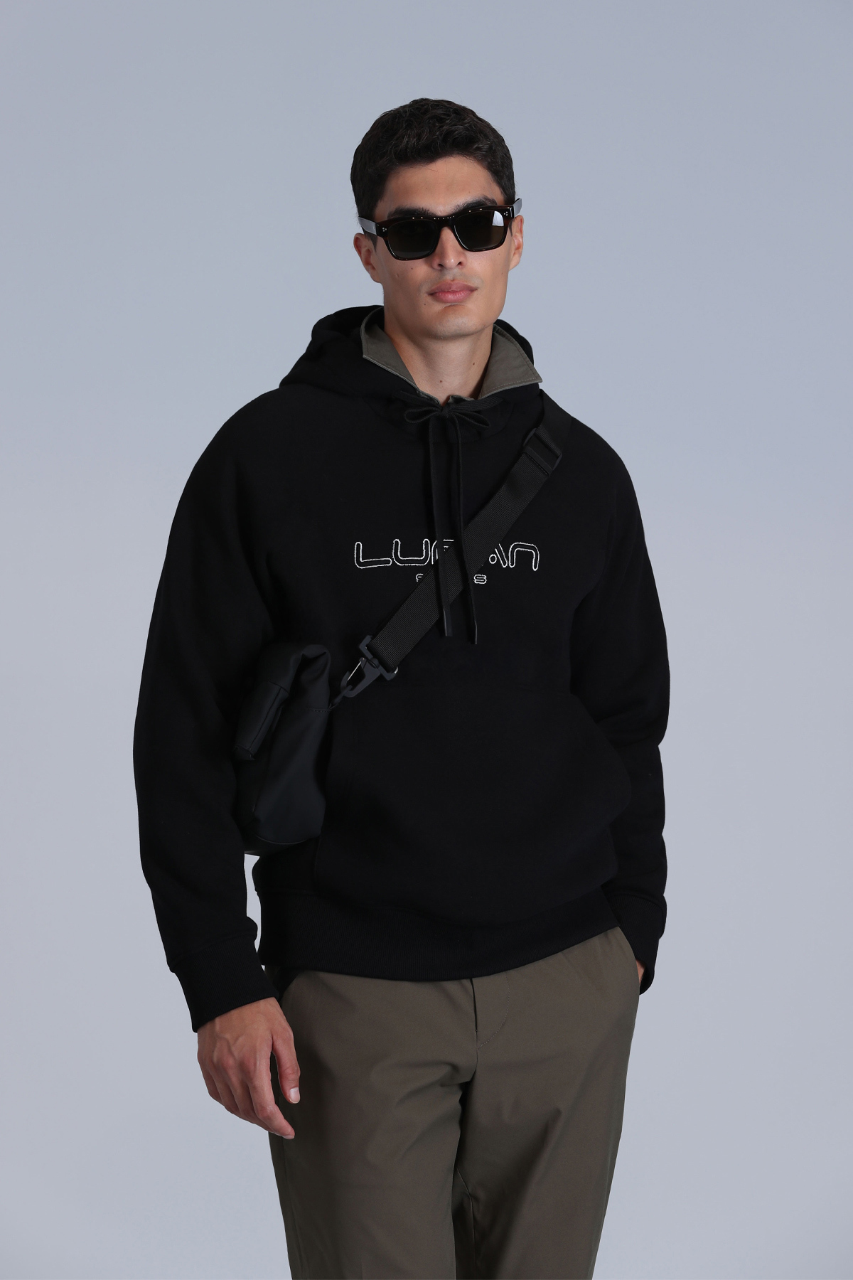 Lufian Brave Erkek Sweatshirt 112030152 (112030152) Siyah