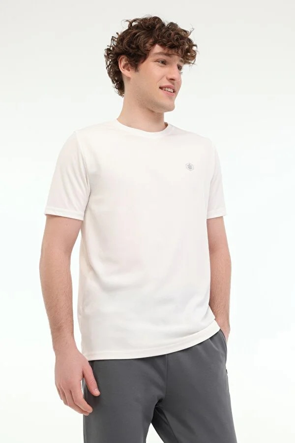Lumberjack 5M Mb Ct100 Pes C T-Sh 5Fx Erkek T-shirt 101939384 (101939384) Ekru