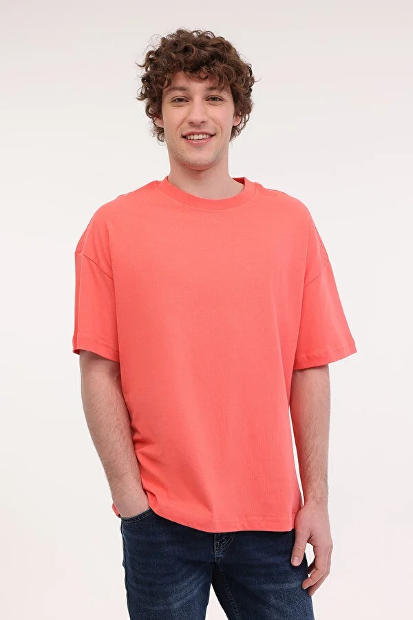 Lumberjack 5M Mb Ros 11Hs113 5Fx Erkek T-shirt 101939553 (101939553) Mercan