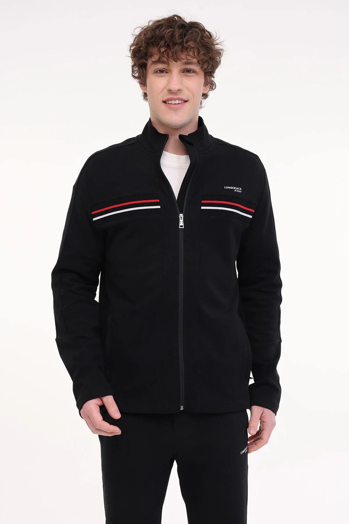 Lumberjack 5M Ml Robert 18Itl411 5Fx Erkek Eşofman Üstü 101940316 (101940316) Siyah