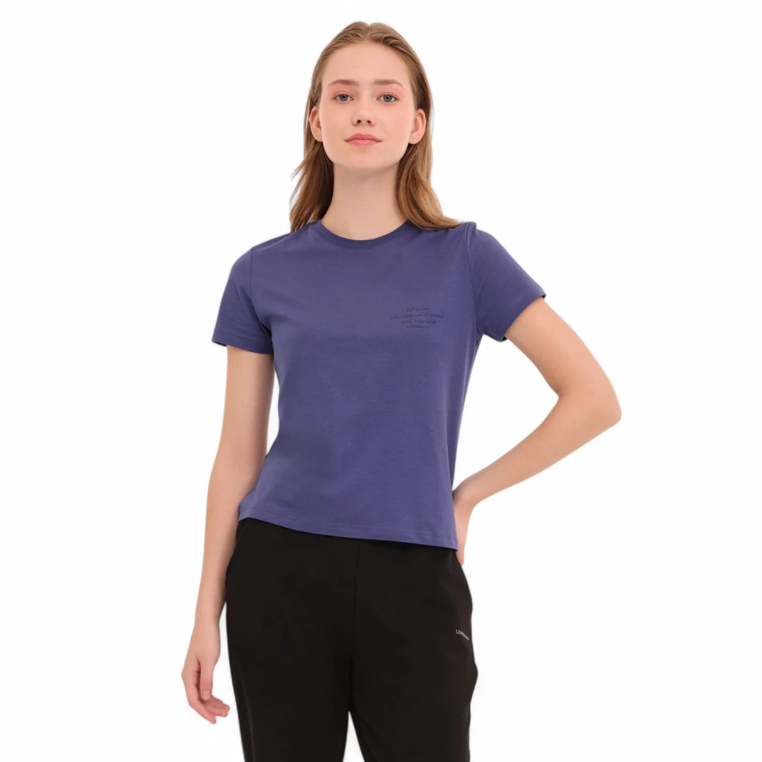 Lumberjack 5M Wl Anna 11 5Fx Kadın T-shirt 101931823 (101931823) Mor