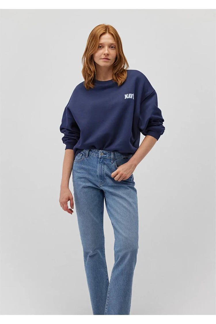 Mavi Oversize Kadın Sweatshirt (M1611600-70487) İndigo