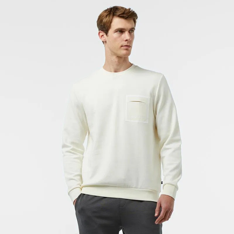 Nautica Erkek Sweatshirt K47021T (K47021T) Ekru