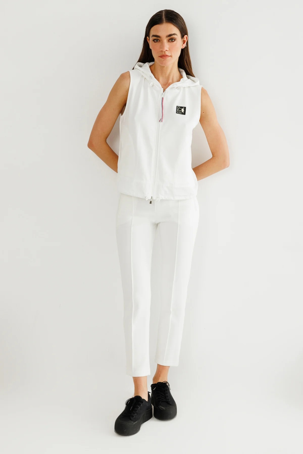 On Fashion Cepleri Fermuarlı Dar Paça Kadın Pantolon 25Y.ON.PNT.56913.01 (25Y.ON.PNT.56913.01) Ekru