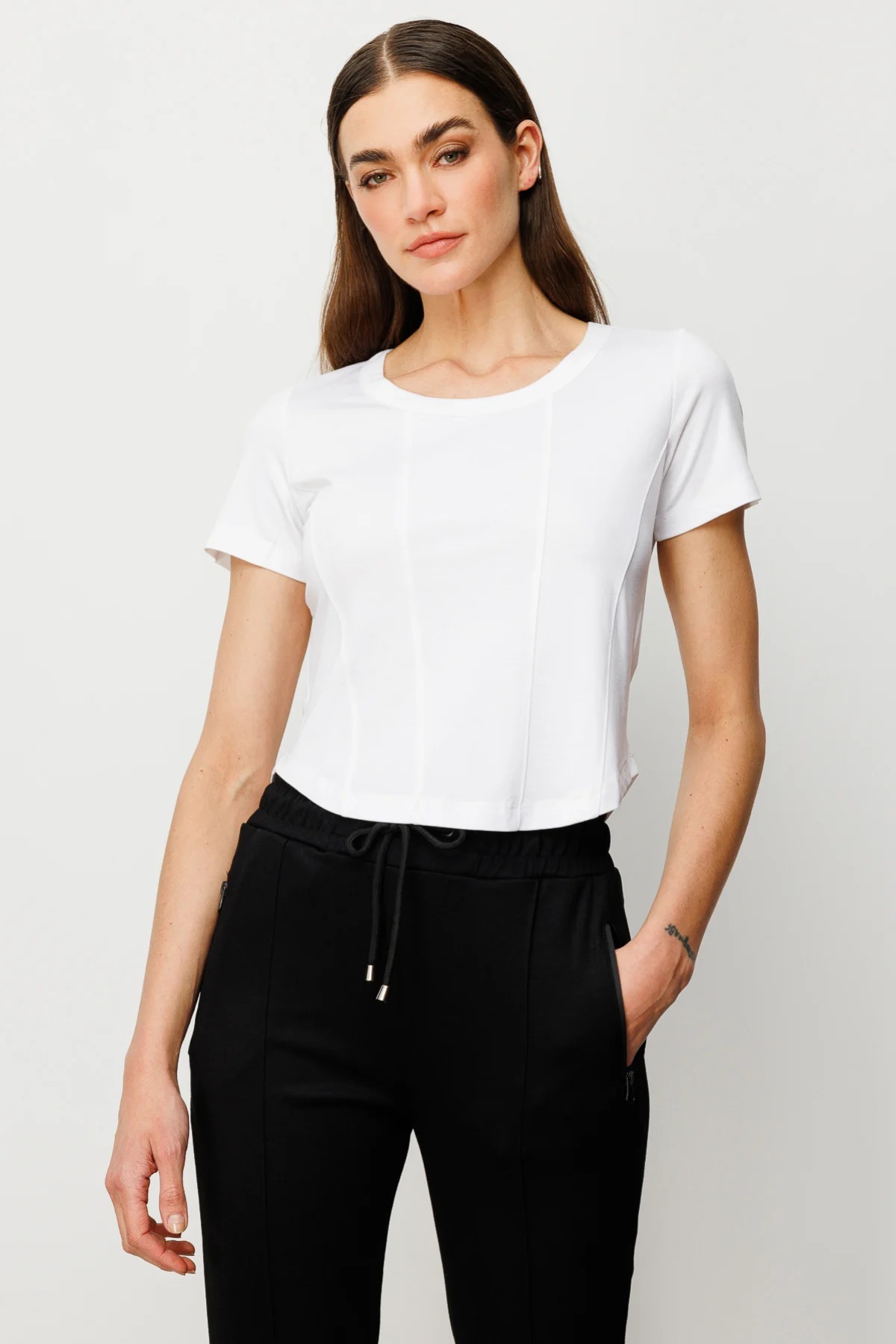 On Fashion Önü Parçalı Sıfır Yaka Kadın Bluz 25Y.ON.BLZ.51550.01 (25Y.ON.BLZ.51550.01) Ekru