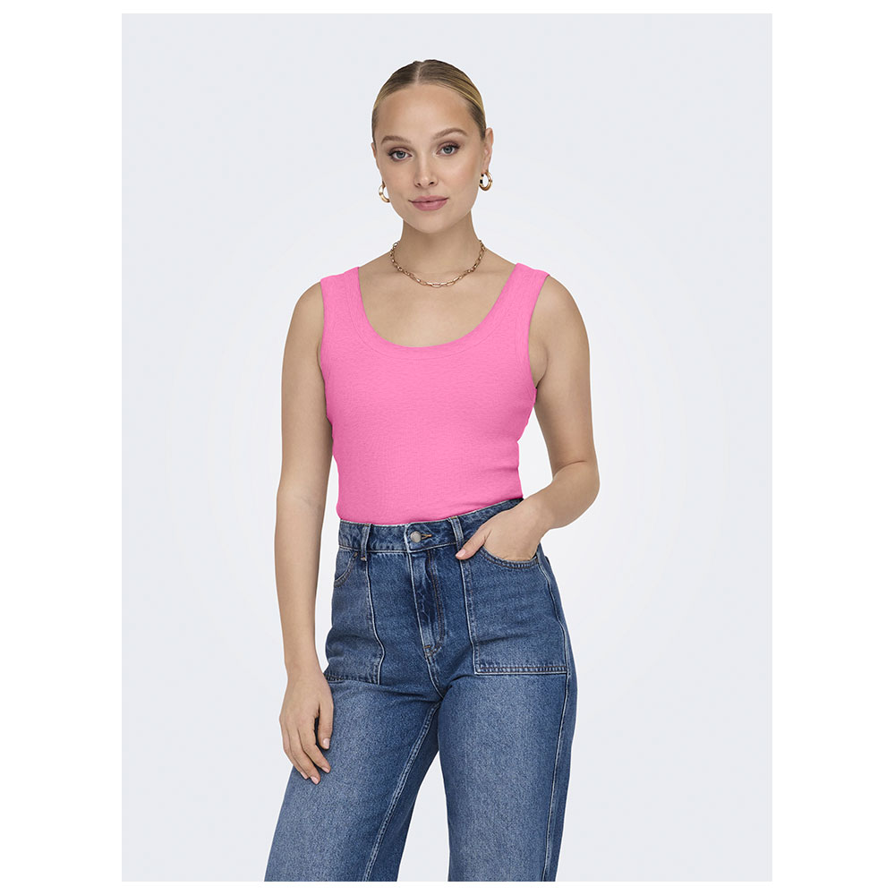 Only Onleasy S/L Tank Top Jrs Kadın Askılı Bluz 15315571 (15315571) Fuşya