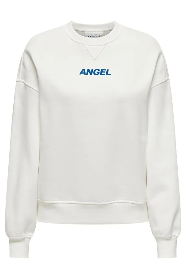 Only Onlsofia Kadın Sweatshirt (15329876) Beyaz