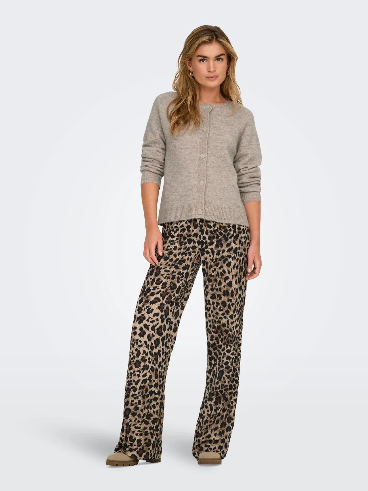 Only Onlthalia Life Hw Wide Kadın Pantolon 15342314 (15342314) LEOPAR