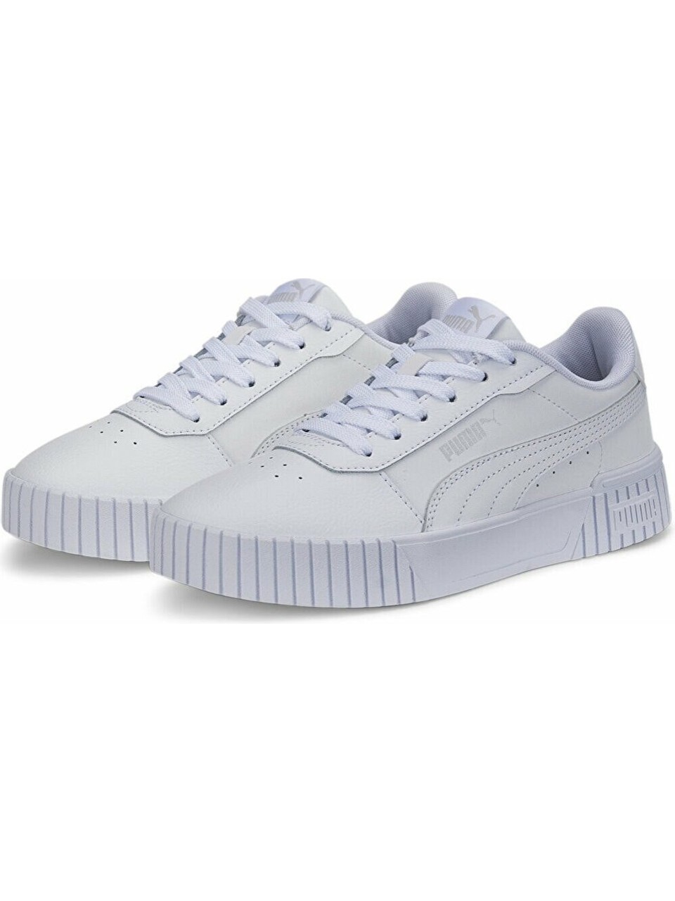 Puma Carina 2.0 Jr Kız Çocuk Spor Ayakkabı 38618502 (38618502) Beyaz