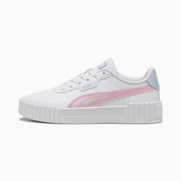 Puma Carina 3.0 Blurry Dreams Jr Kız Çocuk Spor Ayakkabı 40060701 (40060701) Beyaz