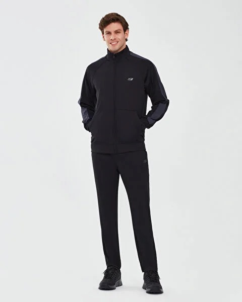 Skechers Performance Coll. M Track Suit Erkek Eşofman Takımı (S241211-001) Siyah