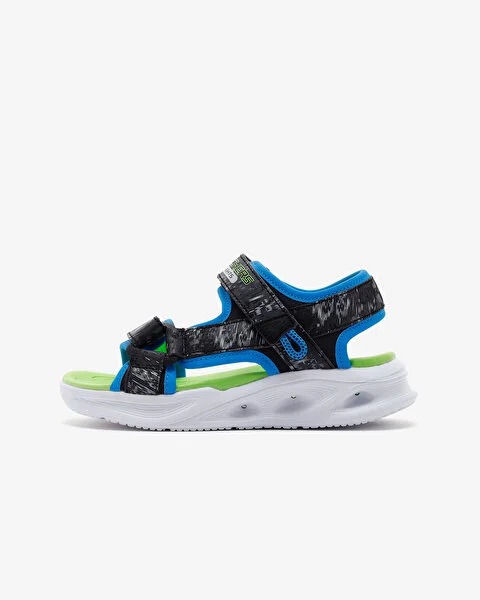 Skechers Sola Glow Sandal - Aquatastic Erkek Çocuk Işıklı Sandalet (401672L BBLM) Siyah