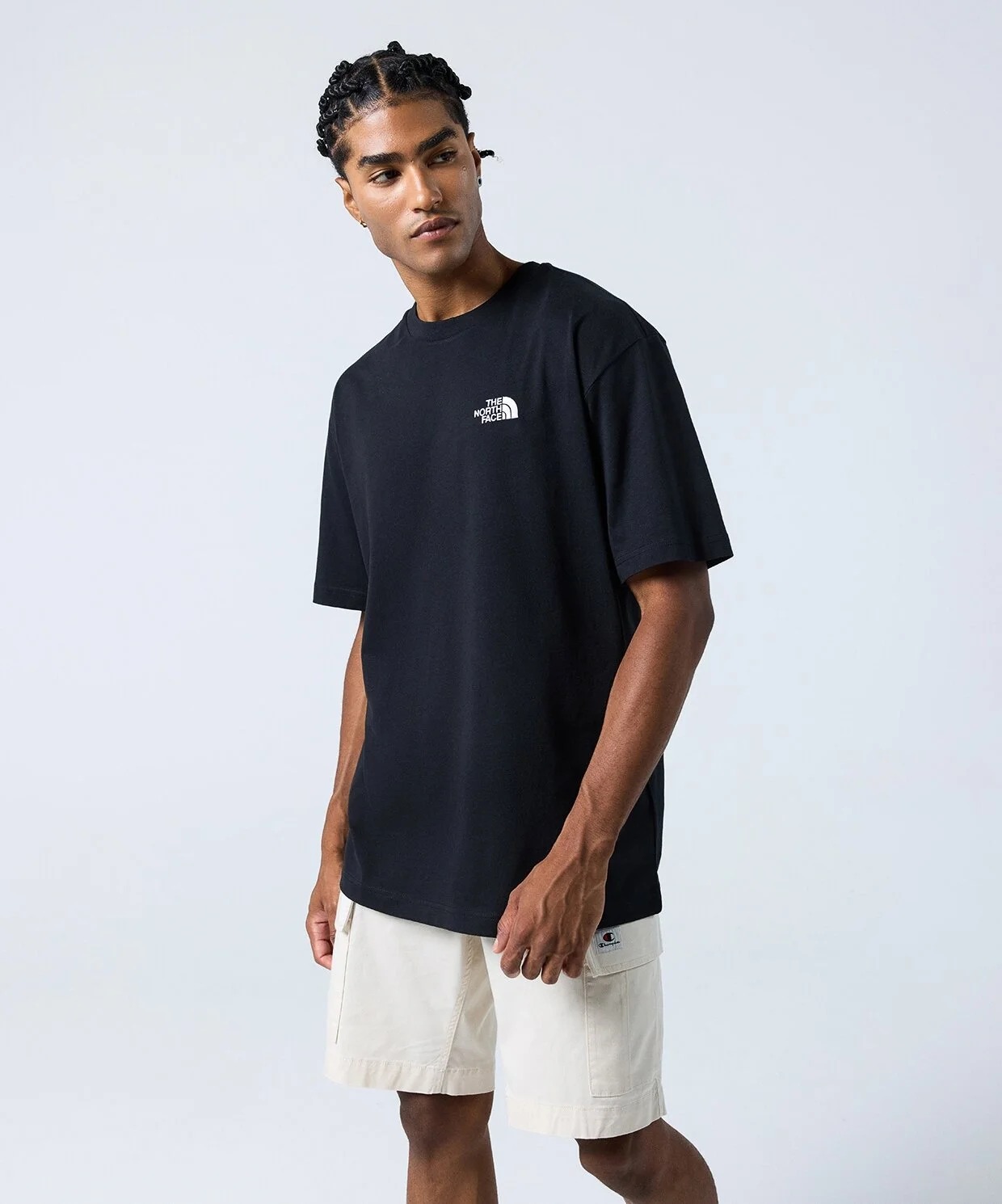 The North Face Essential Erkek Oversize T-shirt NF0A87NRJK31 (NF0A87NRJK31) Siyah