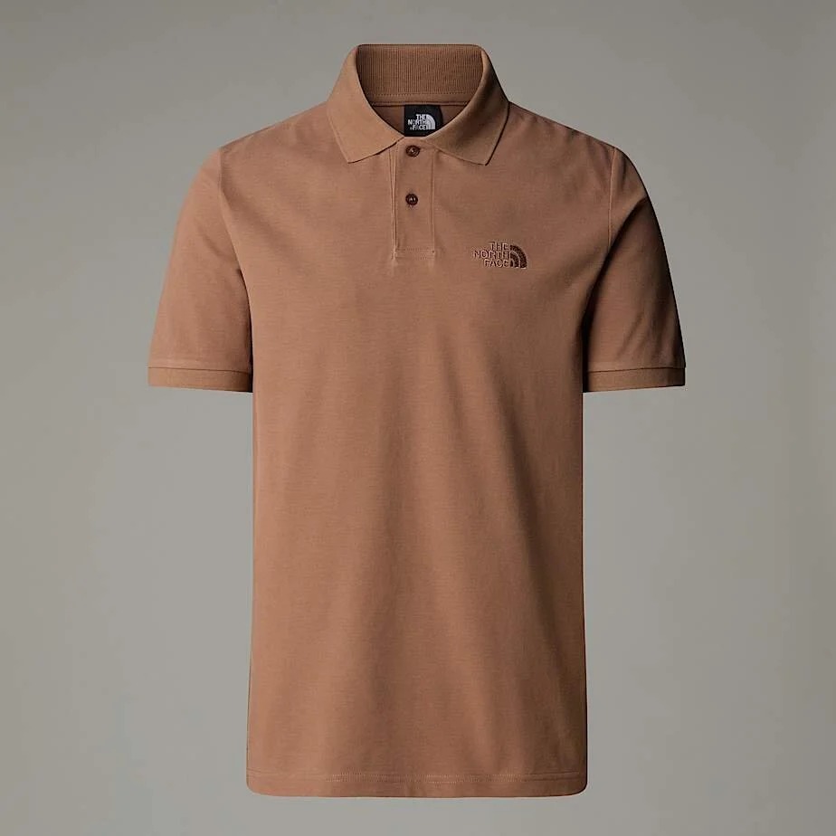 The North Face M Essential Regular Erkek Polo T-shirt NF0A8C1P6IH1 (NF0A8C1P6IH1) Kahve