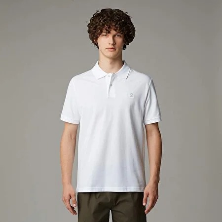 The North Face M Essential Regular Erkek  Polo T-shirt NF0A8C1PFN41 (NF0A8C1PFN41) Beyaz