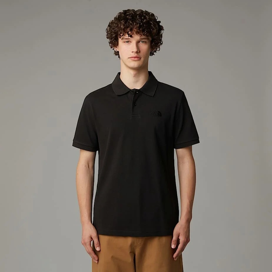 The North Face M Essential Regular Erkek Polo T-shirt NF0A8C1PJK31 (NF0A8C1PJK31) Siyah