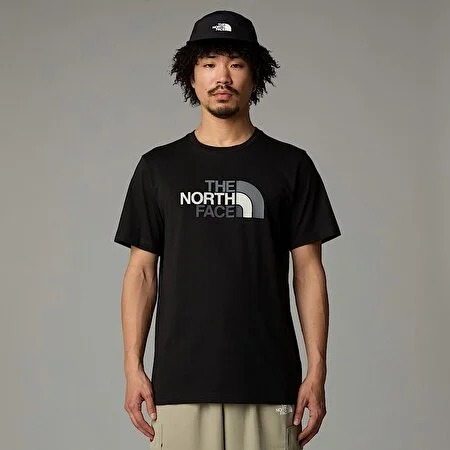 The North Face M Ss Easy Tee Erkek T-shirt NF0A8A6CJK31 (NF0A8A6CJK31) Siyah