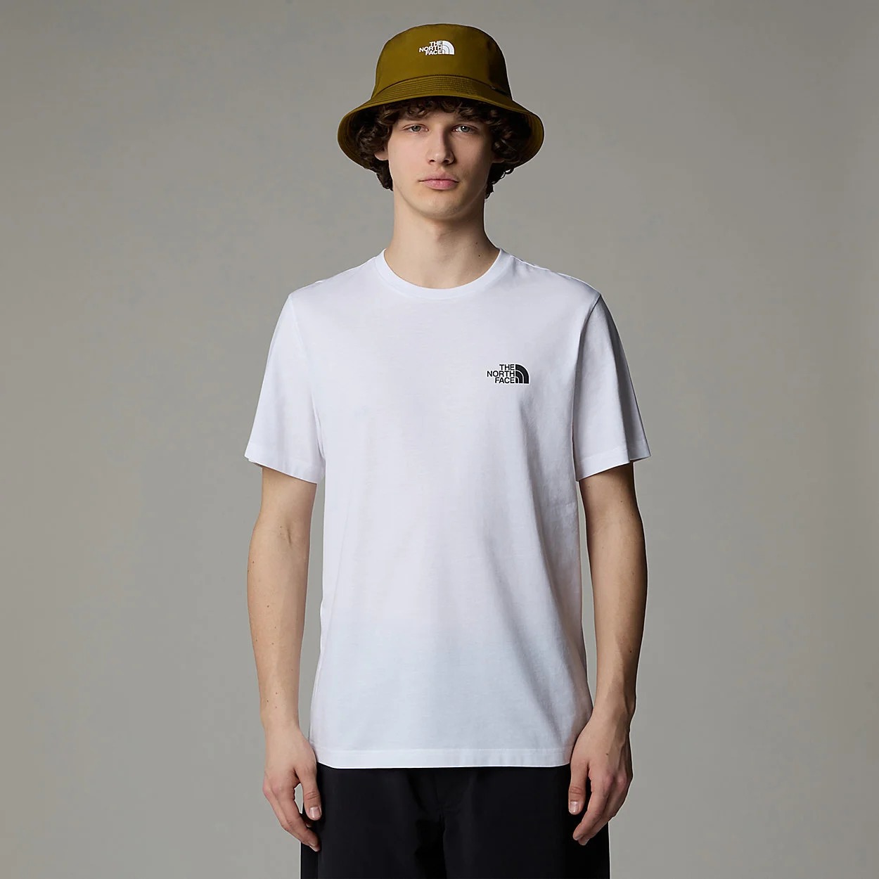 The North Face M Ss Simple Dome Tee Erkek T-shirt NF0A87NGFN41 (NF0A87NGFN41) Beyaz