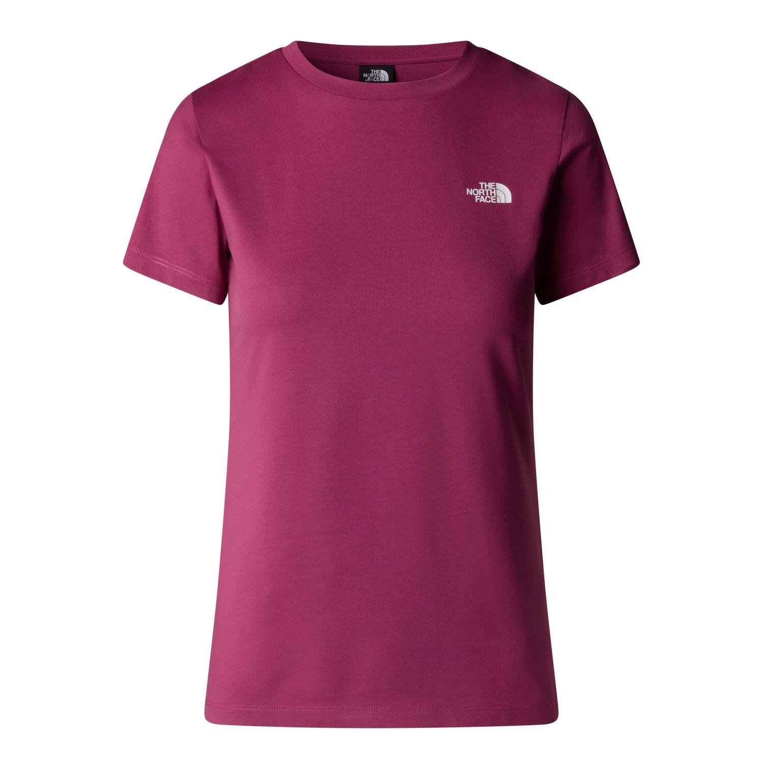 The North Face W Ss Sd Slim Tee Kadın T-shirt NF0A87NH6EO1 (NF0A87NH6EO1) Mor